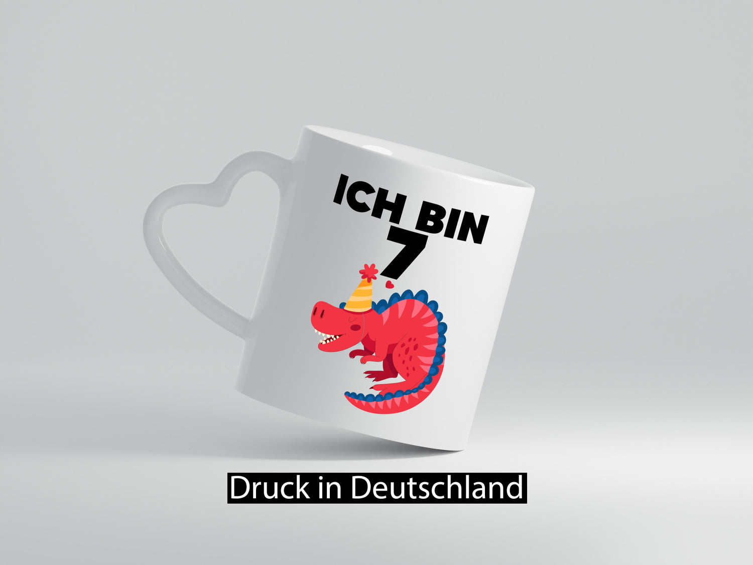 7. Geburtstag | Dino Dinosaurier 7 Jahre Geschenkidee Humor Tasse
