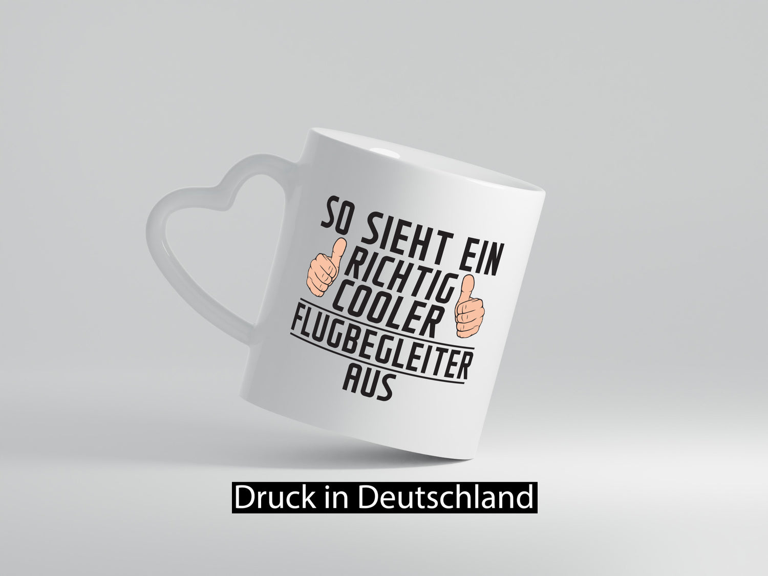 Richtig Cooler Flugbegleiter | Steward Flughafen Humor Geschenkidee Tasse