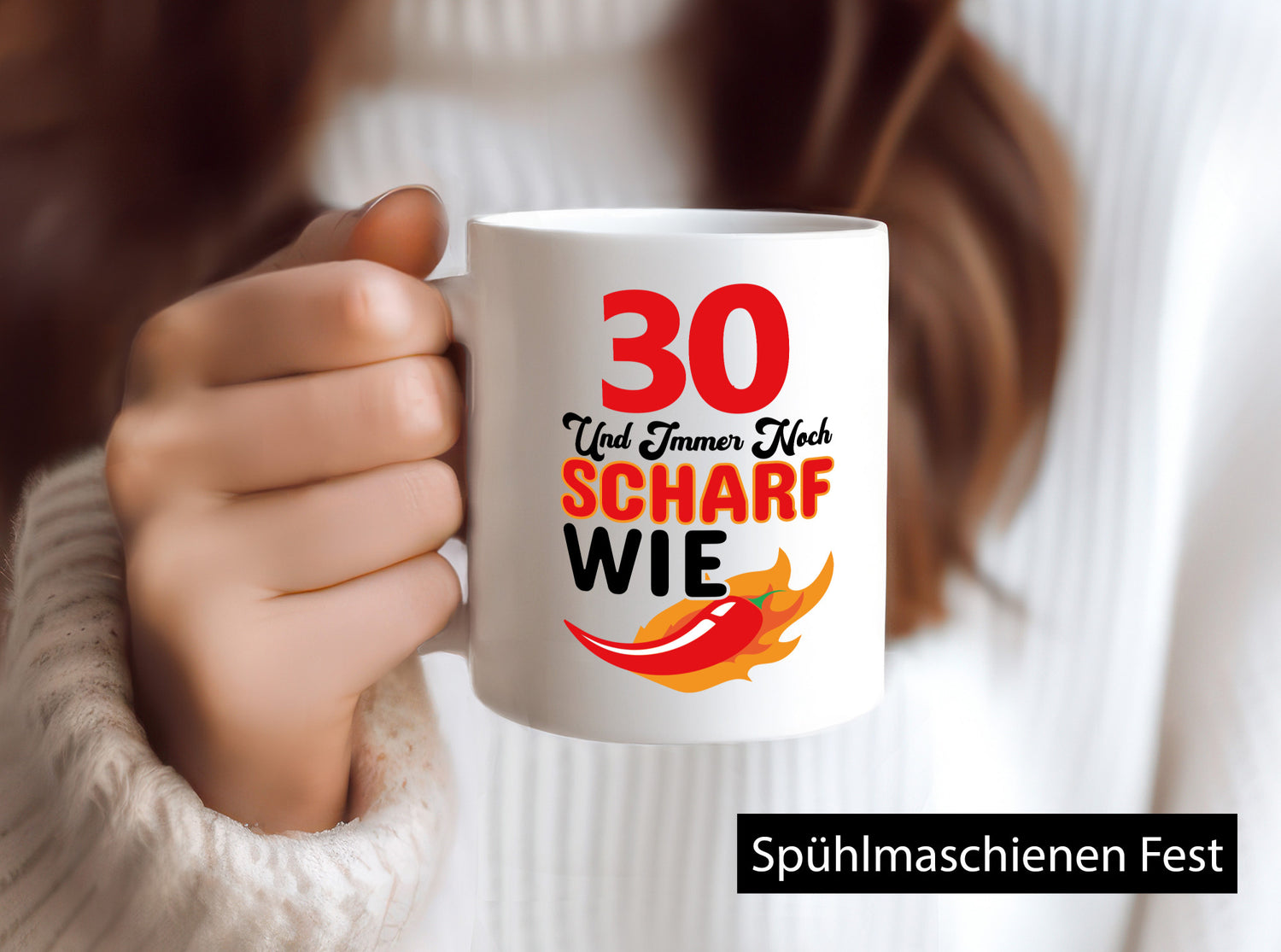 Ich bin Scharf lustig Humor Geschenkidee Geschenk Tasse