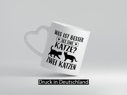 Was ist besser als eine Katze? Zwei Katzen | Katzenliebhaber lustig