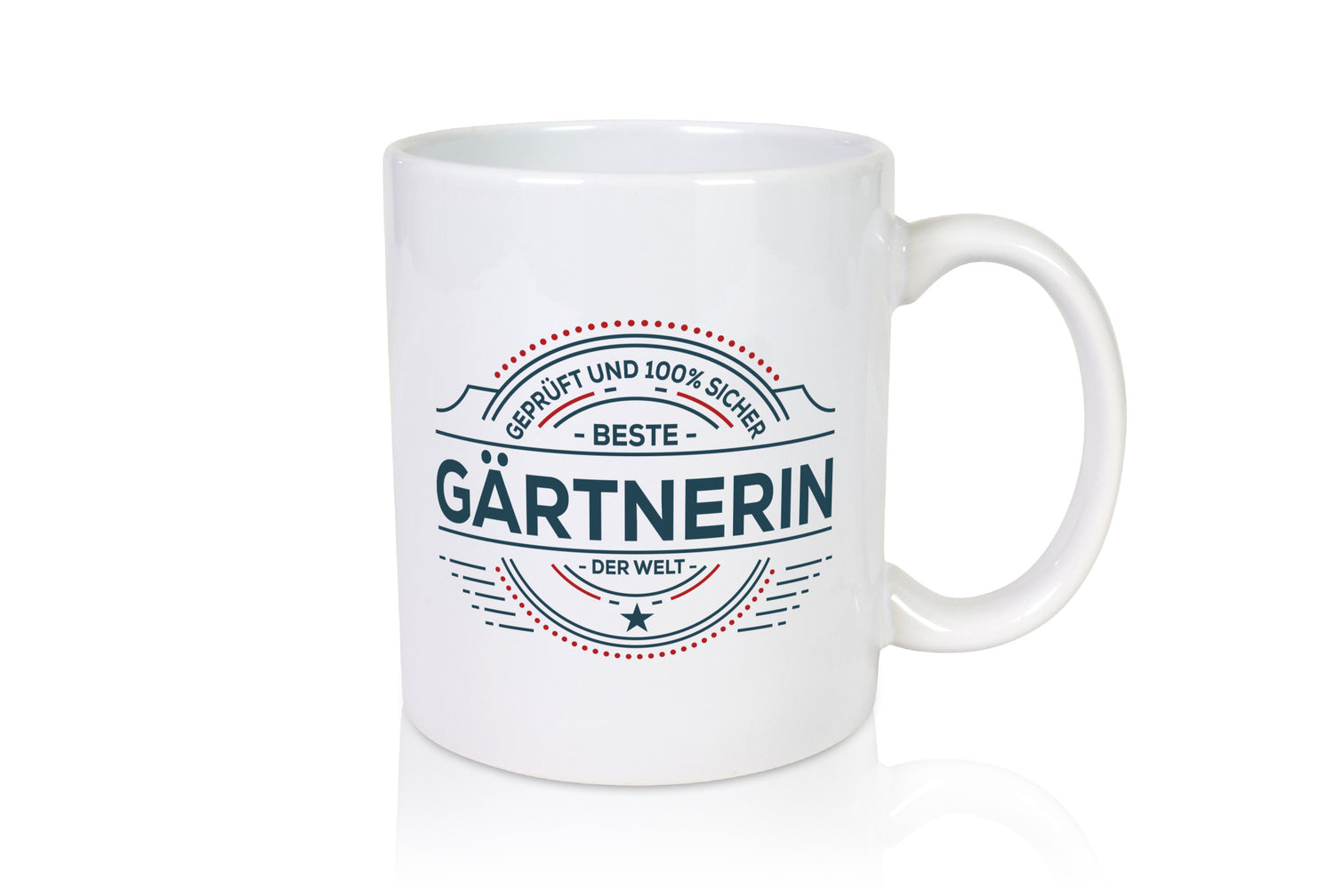 Geprüft und sicher: Gärtnerin | Gartenbau Geschenk Humor Geschenkidee lustiger