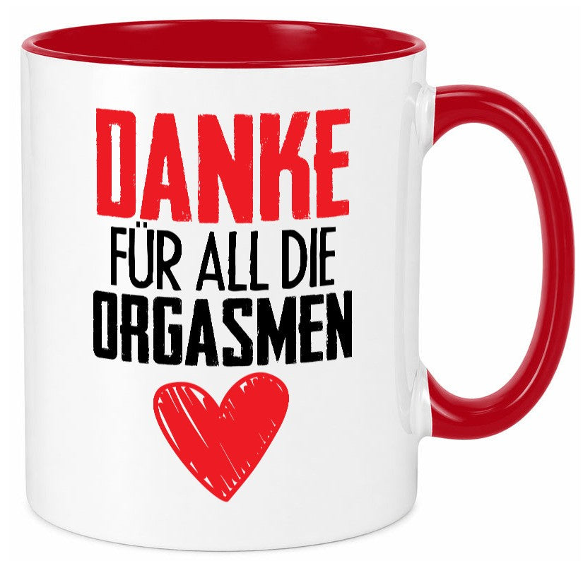 Orgasmus Tasse Geschenkidee Humor