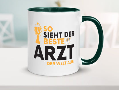 Der Weltbeste Arzt | Medizin Doktor Facharzt lustiger Spruch Geschenk Humor Tasse