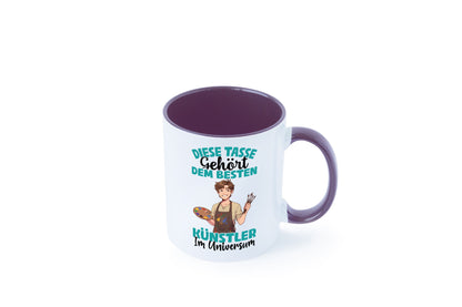 Im Universum: Künstler | Kunst Geschenkidee Humor Tasse