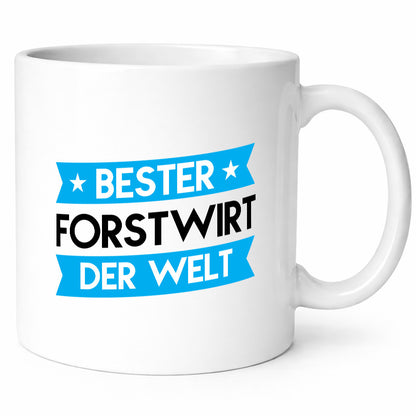 Bester Forstwirt | Waldarbeiter lustig Arbeit Kollegen Büro Geschenk Tasse