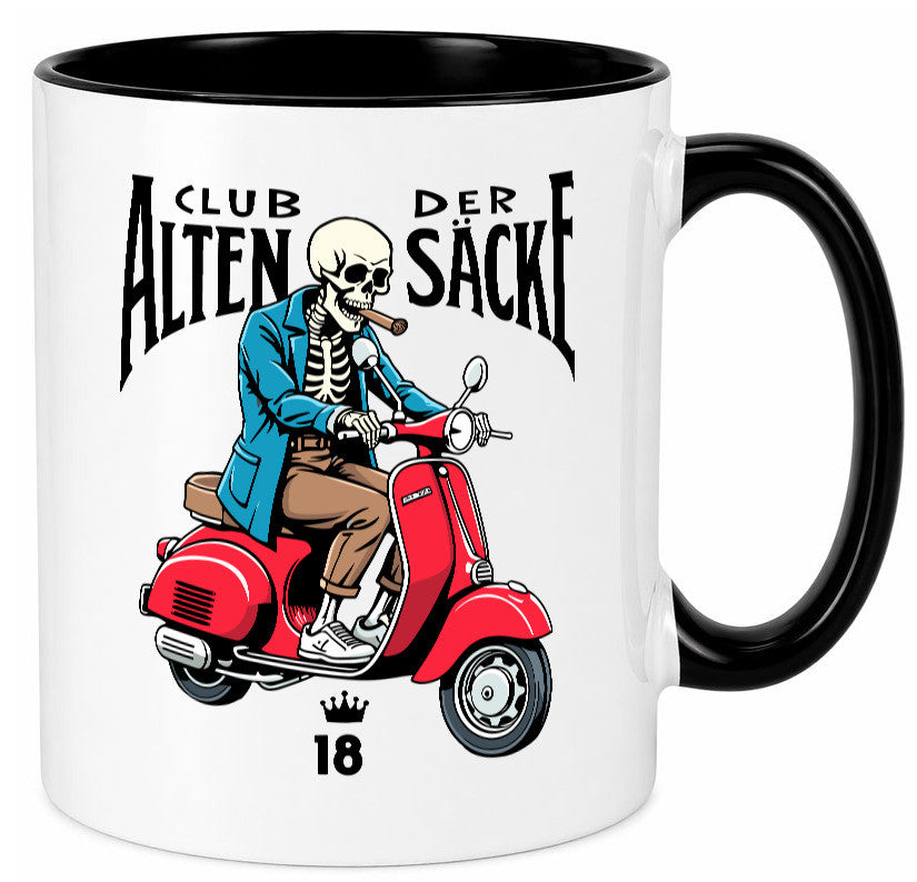 18. Geburtstag | 18 Jahre Club der alten Säcke Geschenkidee Humor Tasse