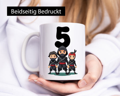 5. Geburtstag | 5 Jahre Ninja Humor Geschenkidee Tasse