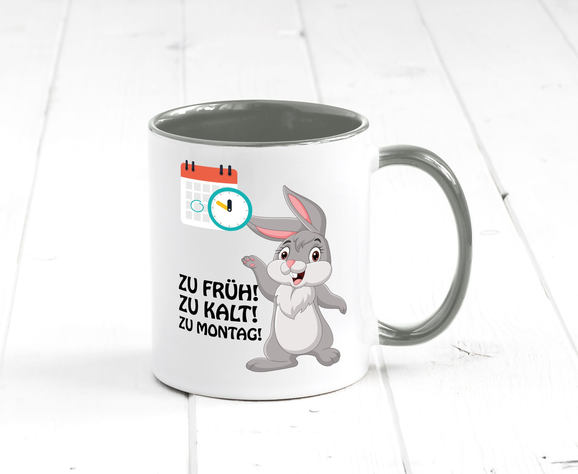 Kalter Montag Geschenkidee Humor Tasse