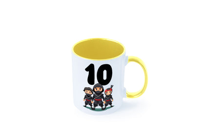 10. Geburtstag | 10 Jahre Ninja Humor Geschenkidee Tasse