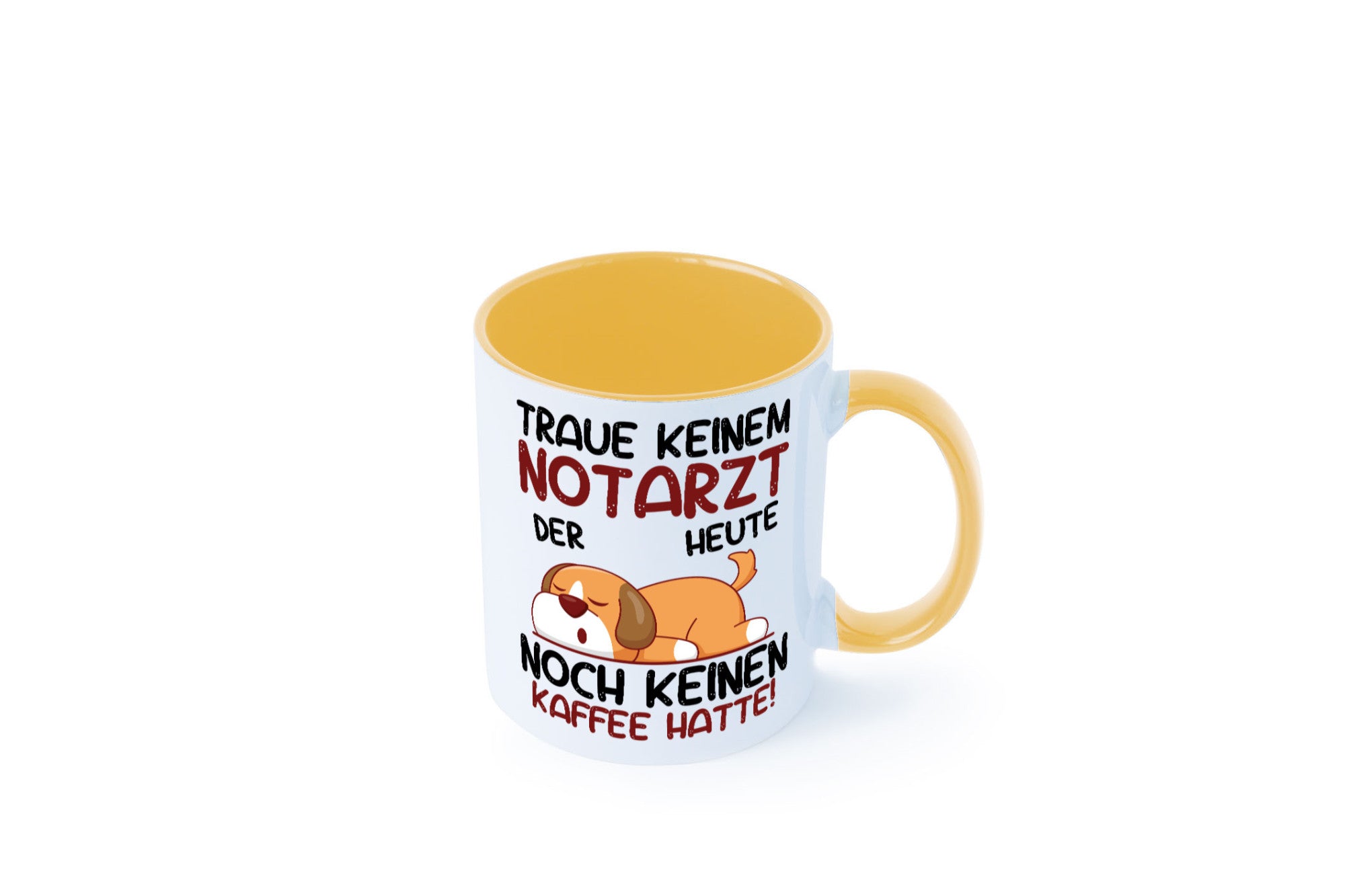 Traue keinem Notarzt | Arzt Geschenk Humor Geschenkidee lustiger Spruch Tasse