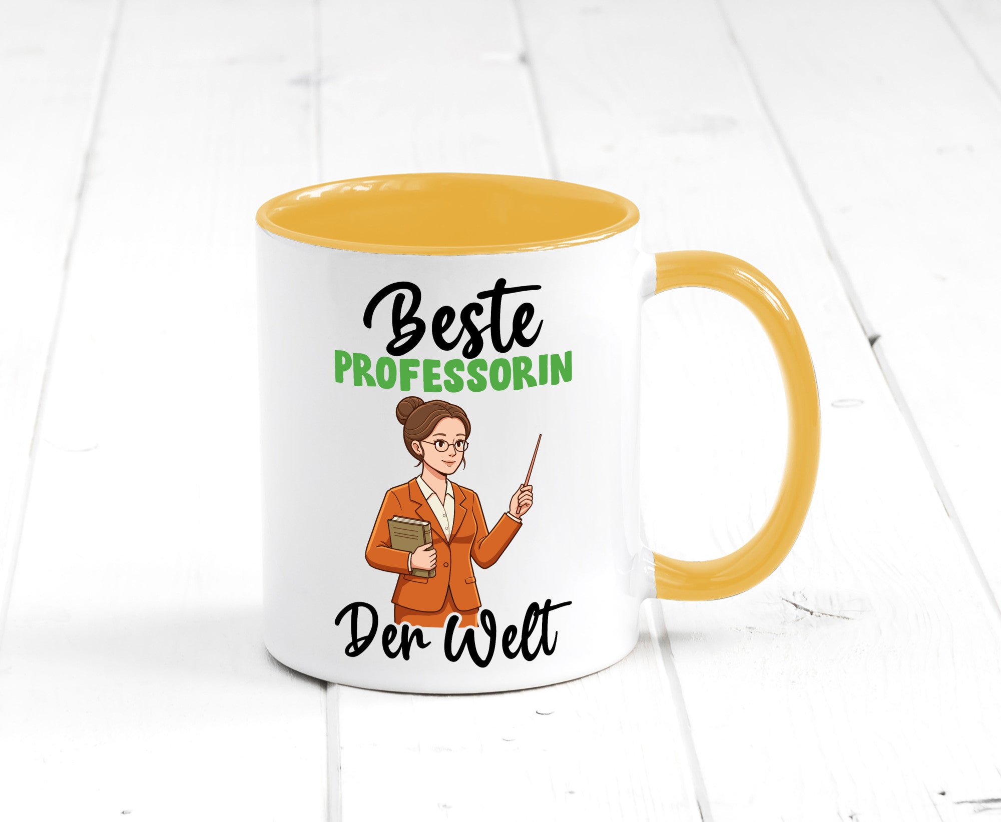 Beste Professorin | Uni Universität v2 Humor Geschenkidee Tasse