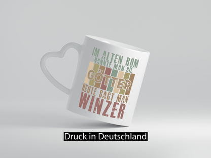 Heute sagt man: Winzer | Weinbauer Wein lustiger Spruch Geschenk Humor