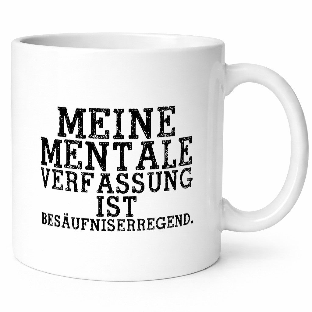 Mentale Verfassung | Party Trinken Alkohol Therapie Geschenk Humor Geschenkidee