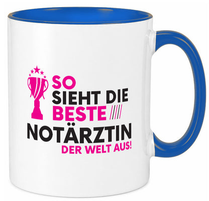 Die Weltbeste Notärztin | Ã„rztin Geschenk Humor Geschenkidee lustiger Spruch Tasse