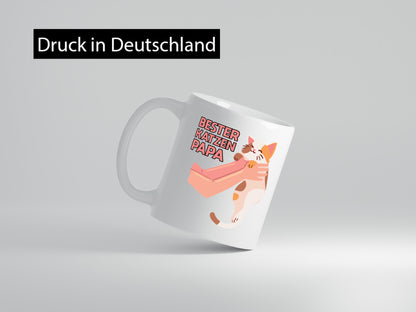 Bester Katzenpapa | Katze Gabel Geschenk Tierliebhaber Humor lustiger Spruch