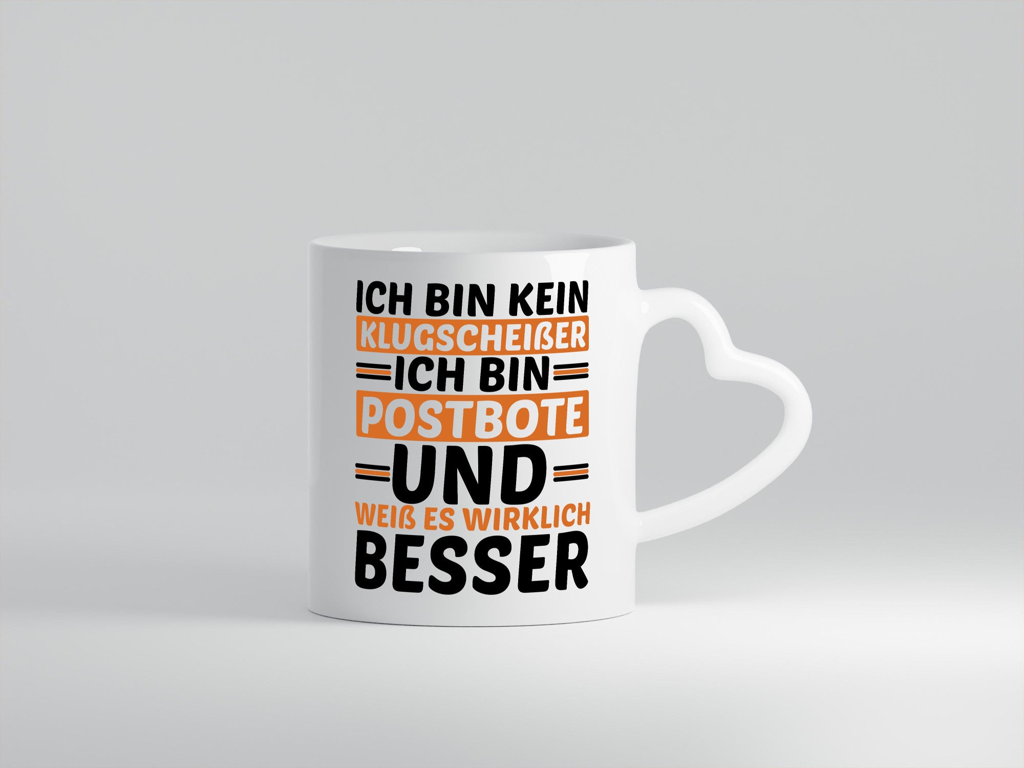 Bin kein Klugscheißer | Postbote Briefträger Paketdienst Humor Geschenkidee