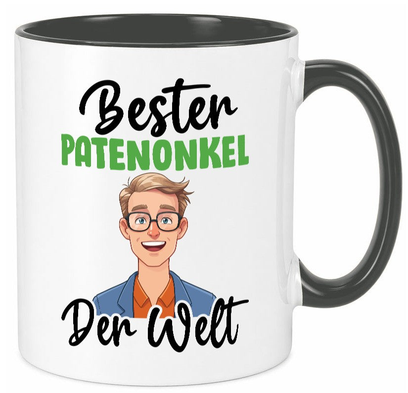 Bester Patenonkel | Onkel lustiger Spruch Geschenk Humor Geschenkidee Tasse
