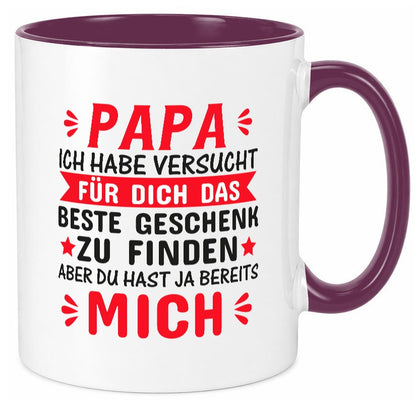 Bestes Geschenk für Papa | Vatertag Tasse Kinder Familie Geschenkidee lustiger