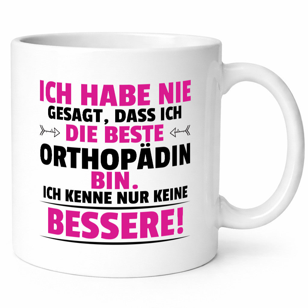 Die Beste Orthopädin |Orthopädie Geschenkidee Humor Tasse