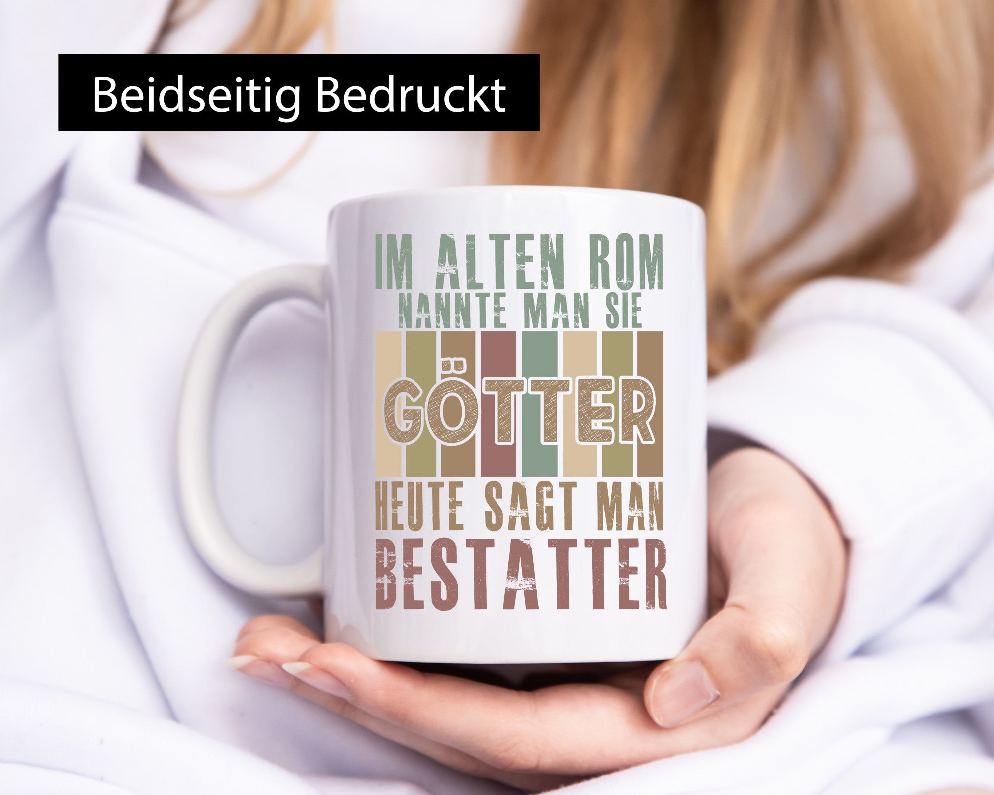Heute sagt man: Bestatter | Bestattung Totengräber Geschenk Humor Geschenkidee