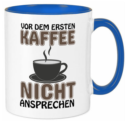 Nicht ansprechen lustiger Spruch Geschenk Humor Geschenkidee Tasse