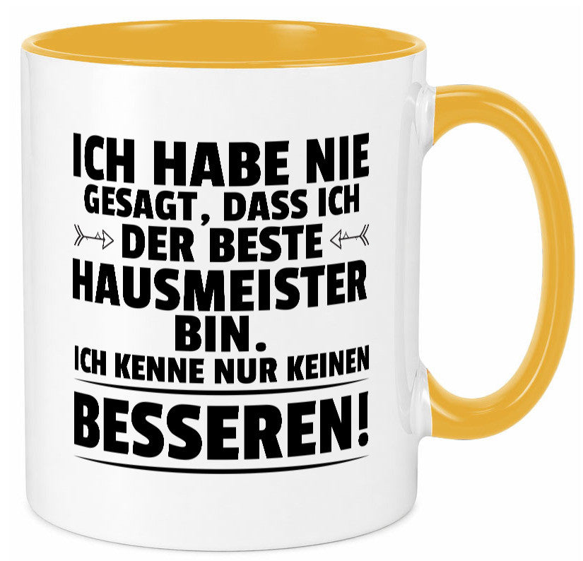Der Beste Hausmeister | Hauswart Geschenkidee Humor Tasse