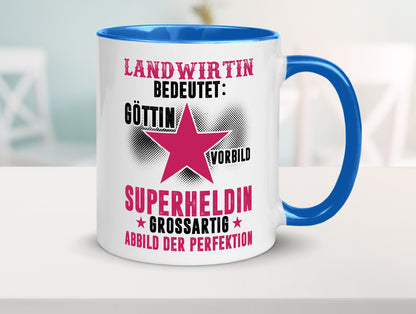 Bedeutung von Landwirtin| Bäuerin | Landwirtschaft lustig Humor Geschenkidee