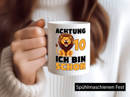 10. Geburtstag | 10 Jahre Löwe Humor Geschenkidee Tasse