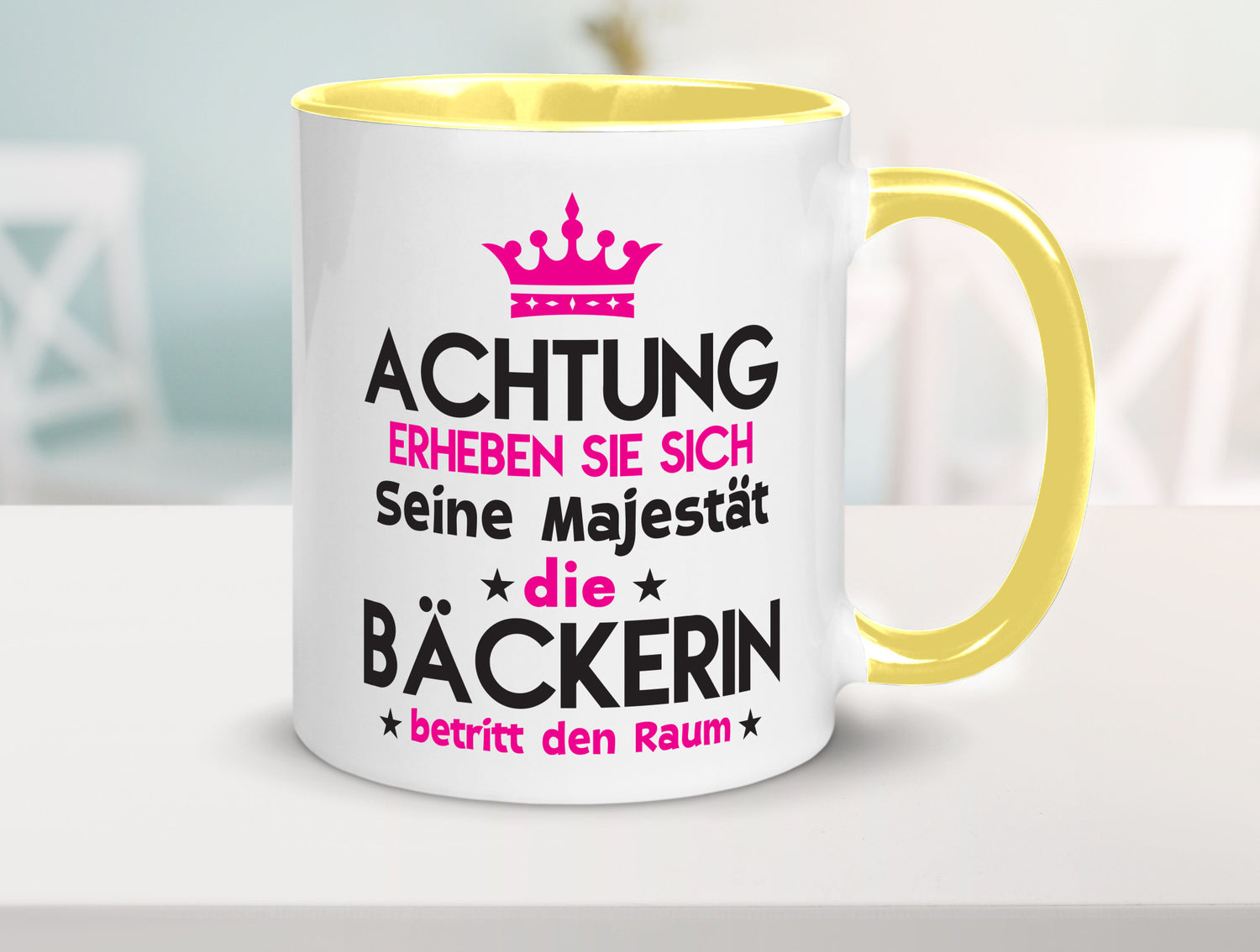 Seine Majestät Bäckerin | Bäckerei Frauen Backen Humor Geschenkidee Tasse