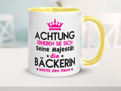 Seine Majestät Bäckerin | Bäckerei Frauen Backen Humor Geschenkidee Tasse