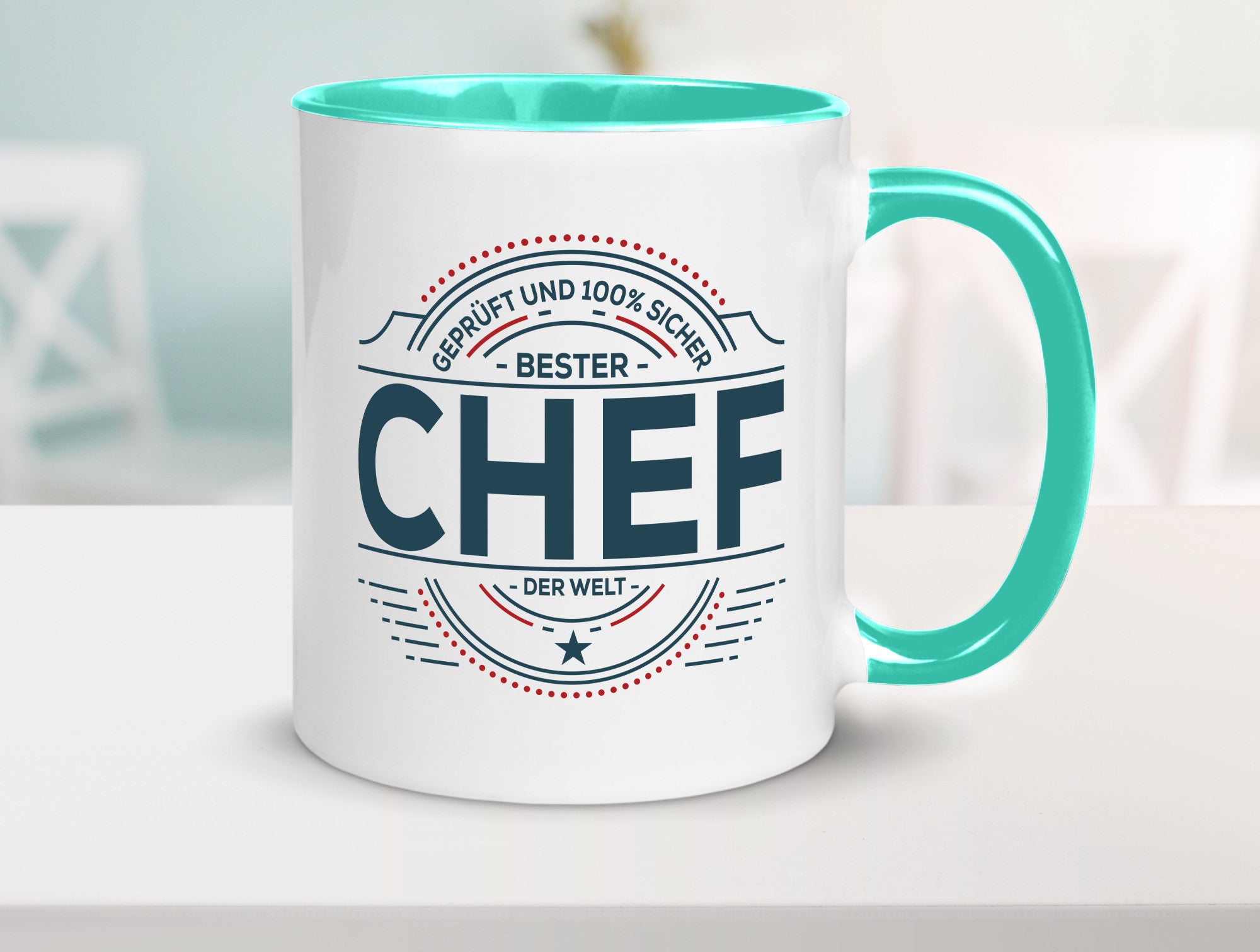 Geprüft und sicher: Chef | Führungskraft Vorgesetzter lustig Arbeit Kollegen