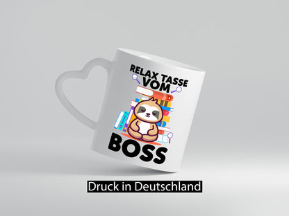 Relax Tasse: Boss | Führungskraft Vorgesetzter Geschenkidee Humor Tasse