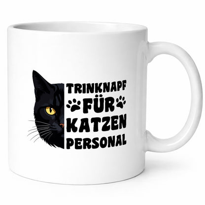 Katzen Personal | Katzenbesitzer Tasse Katze Humor vl9 Geschenkidee