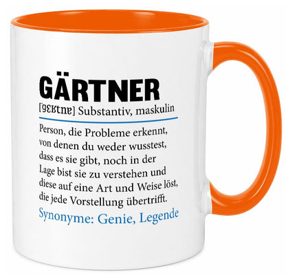 Gärtner | lustig Gartenbau Beruf Spruch Arbeit Kollegen Büro Geschenk Tasse