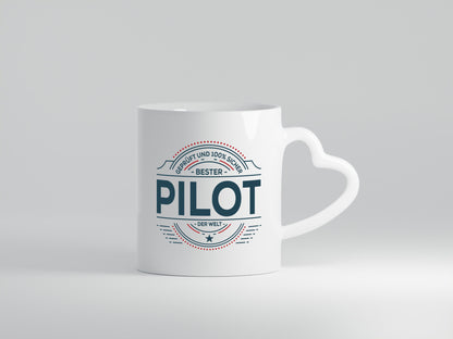 Geprüft und sicher: Pilot | Flugzeug Piloten Geschenk Humor Geschenkidee