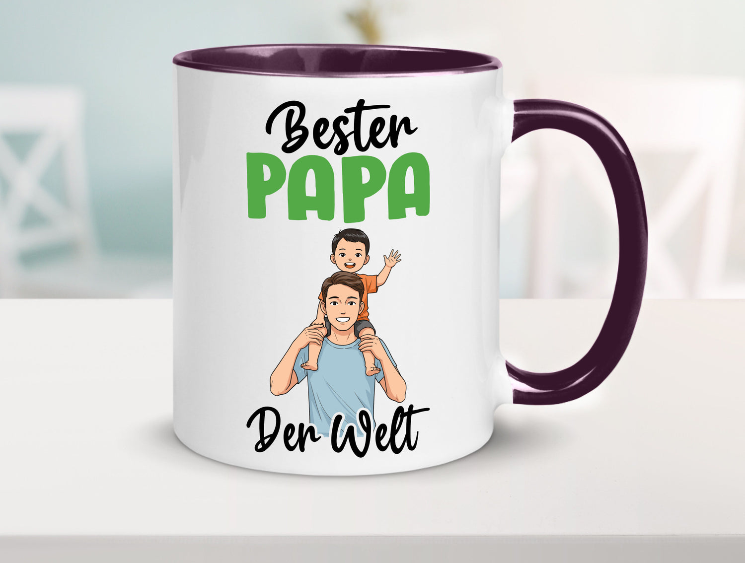 Bester Papa | Vatertag Daddy Familie lustiger Spruch Geschenk Geschenkidee Tasse