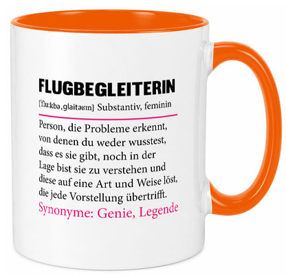 Flugbegleiterin | Spruch Stewardess Flughafen lustiger Geschenk Humor