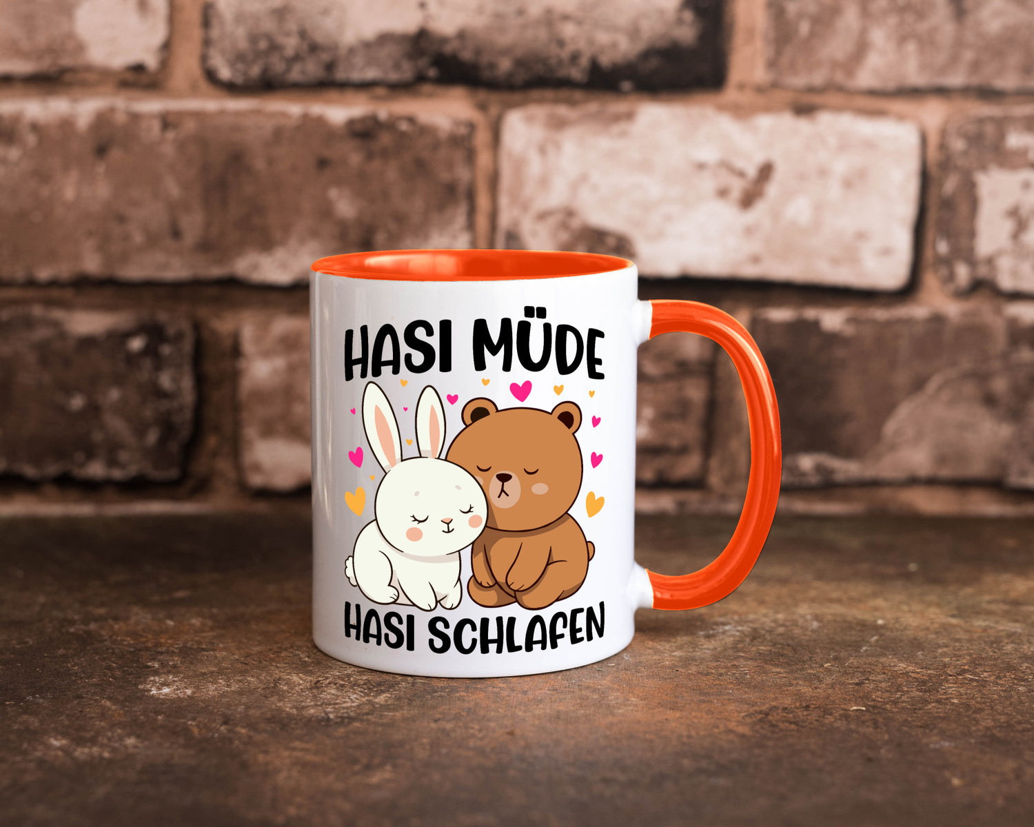 Hasi Müde | schlafen Kaninchen Häschen v2 lustiger Spruch Geschenk Humor