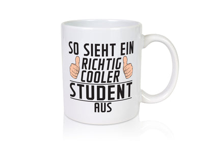 Richtig Cooler Student | Universität Uni Studium lustig Humor Geschenkidee