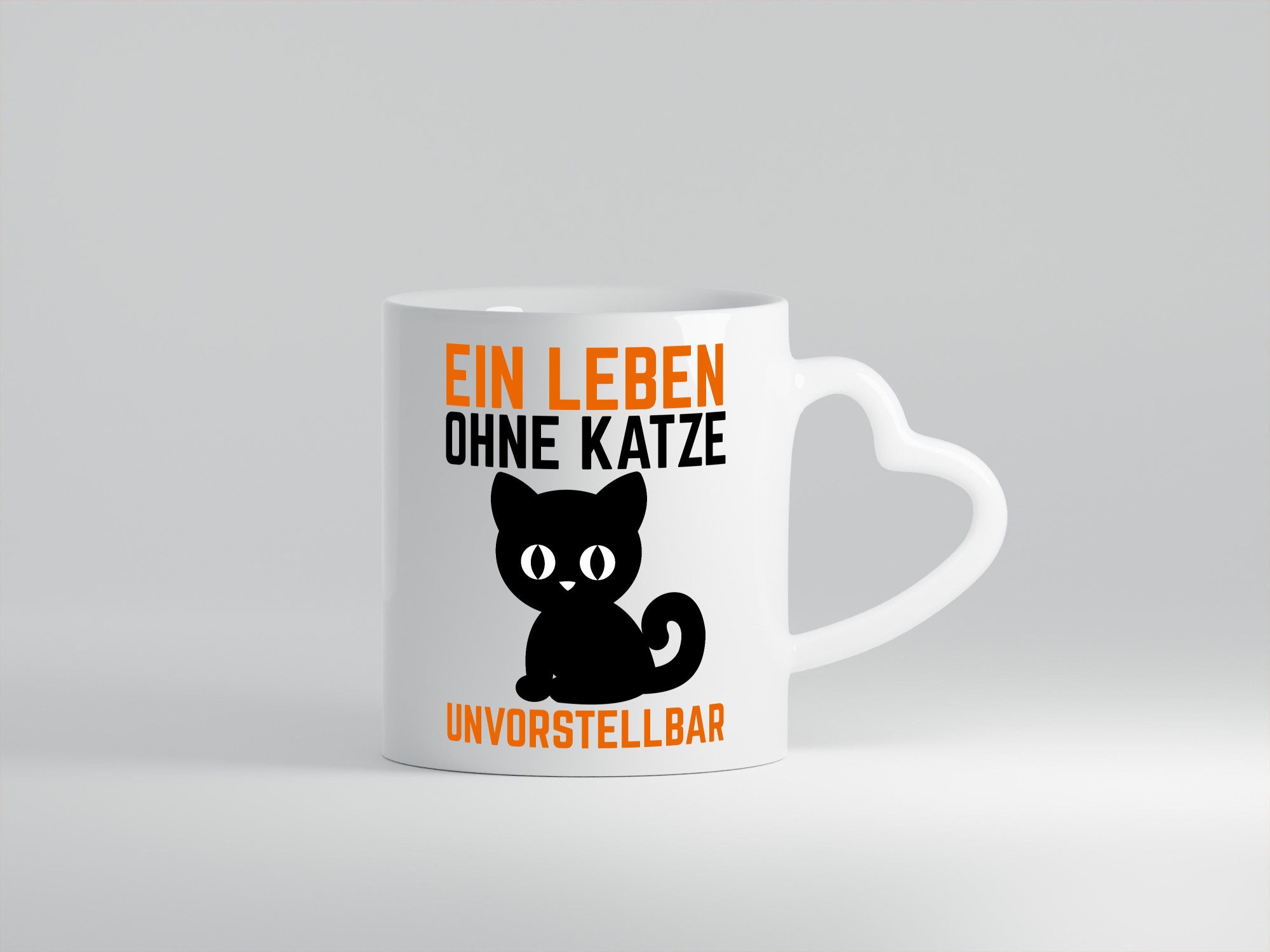 Ein Leben ohne Katze unvorstellbar | Tierliebe Comic Geschenkidee Tierliebhaber
