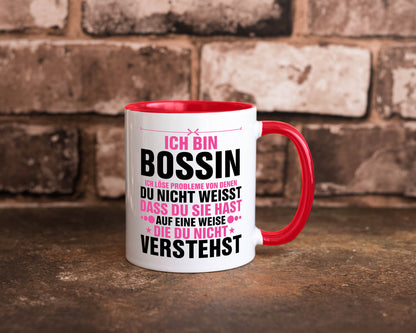 Löse Probleme: Bossin | Führungskraft Vorgesetzte lustig Humor Geschenkidee