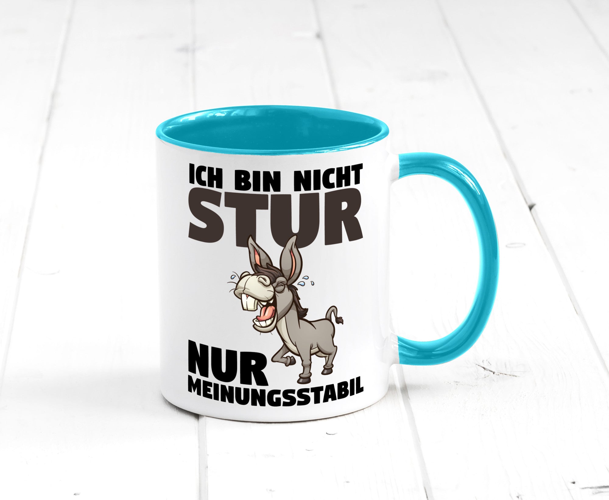 Sturer Esel | Sturkopf Tasse Dickkopf Spruch Humor lustiger Geschenk