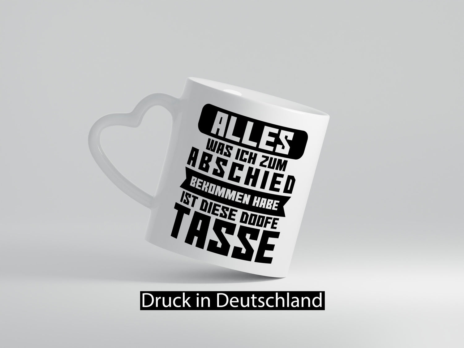 Zum Abschied | Kollegen Jobwechsel Büro Abschluss Geschenk Arbeit lustiger