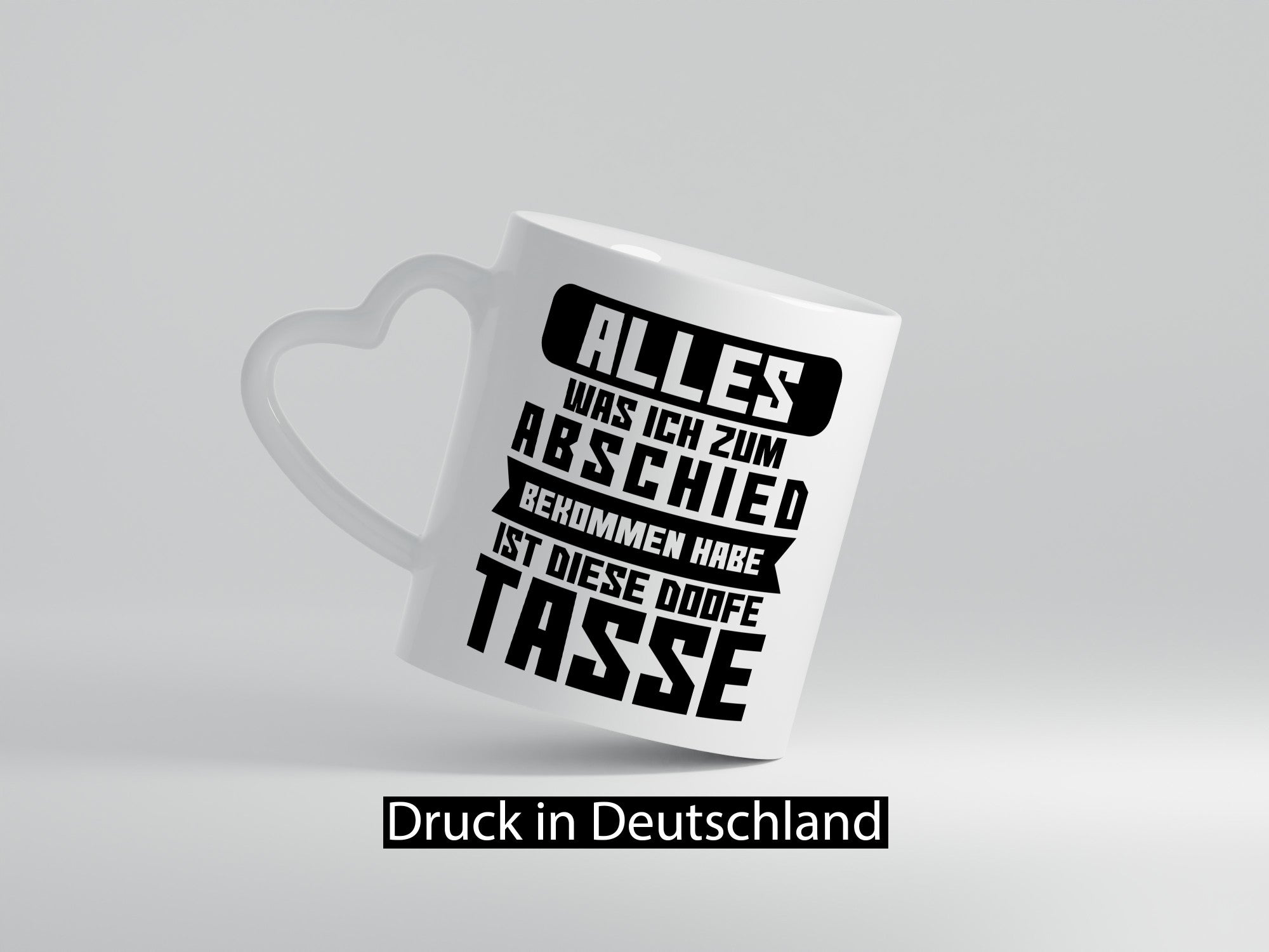 Zum Abschied | Kollegen Jobwechsel Büro Abschluss Geschenk Arbeit lustiger