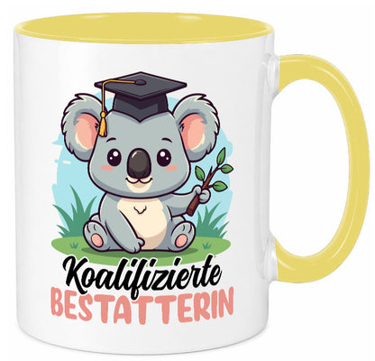 Koalifizierte Bestatterin | Bestattung Totengräberin Humor Geschenkidee Tasse