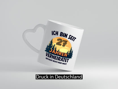 Ich bin Verheiratet | 27. Hochzeitstag Ehepaar v2 Geschenk Humor Geschenkidee