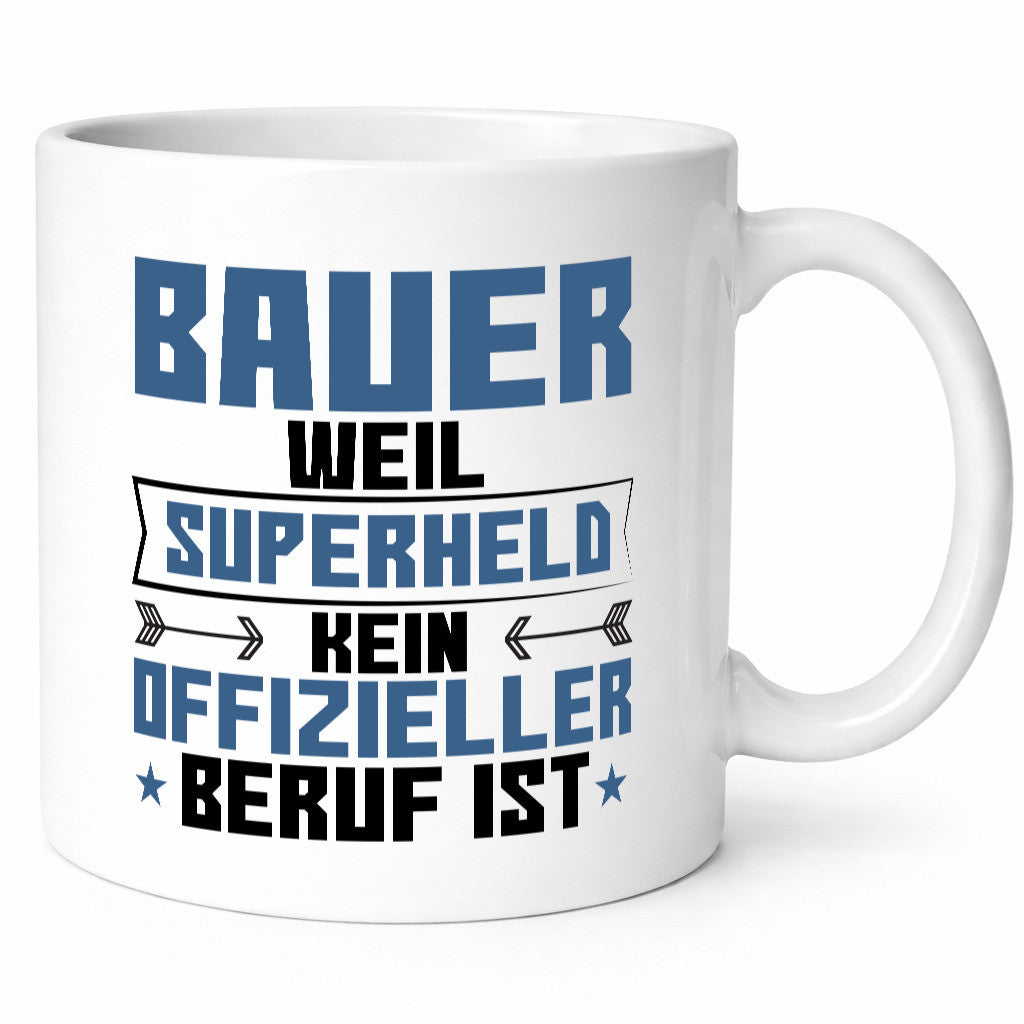 Superheld Bauer | Bauernhof Landwirtschaft lustiger Spruch Geschenk Humor
