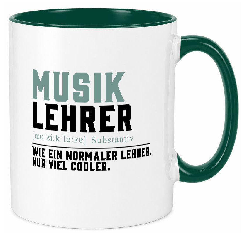 Musiklehrer | Lehrer Unterricht Lieblingslehrer Geschenkidee Humor Tasse