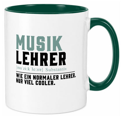 Musiklehrer | Lehrer Unterricht Lieblingslehrer Geschenkidee Humor Tasse