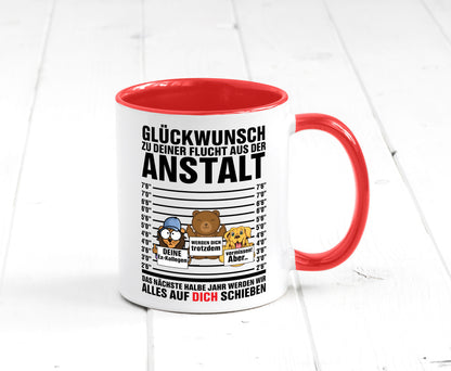 Glückwunsch zur Flucht | Arbeitskollegen Berufswechel Humor Arbeit Kollegen
